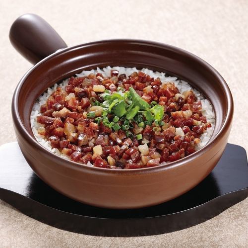 腸詰の土鍋ご飯