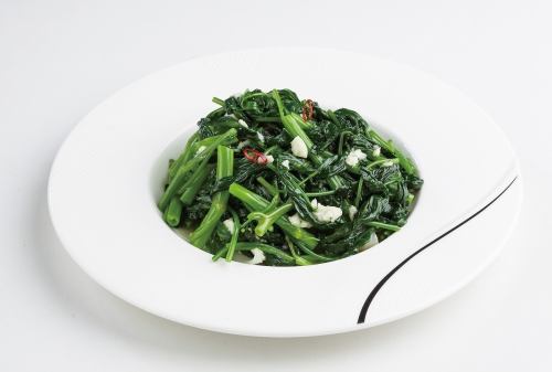 季節の青菜炒め