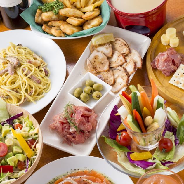 スタンダードコース オススメ 充実料理9品 飲み放題3時間 3500円 お酒70種 渋谷 ピカリエ Pikarie 道玄坂本店