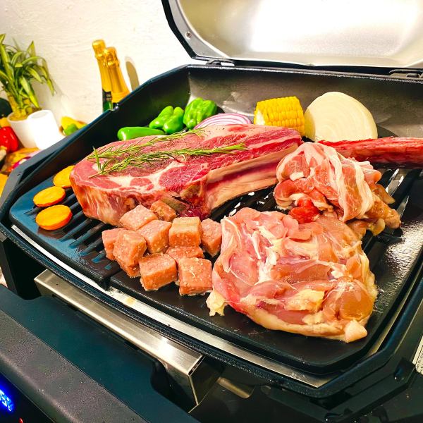 [Empty-handed indoor BBQ] course in Shibuya ♪ 2.5 hours with all-you-can-drink ♪ Private reservations also accepted