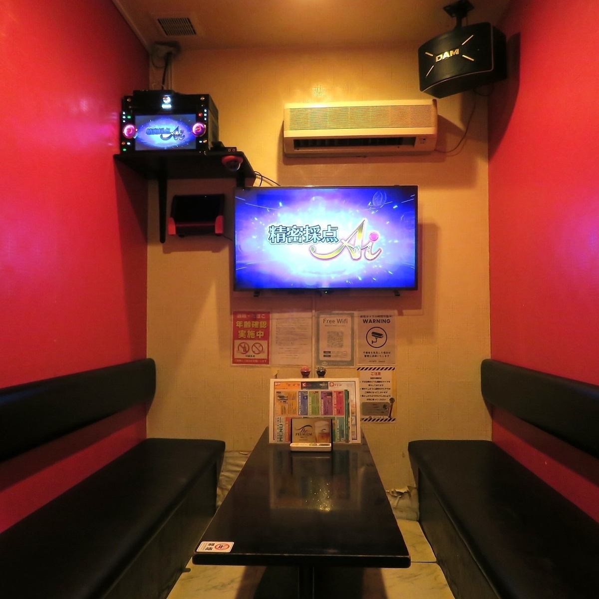 全年齢層でも楽しめるDAMでカラオケをお楽しみいただけます☆