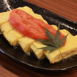 だし巻き卵明太子添え