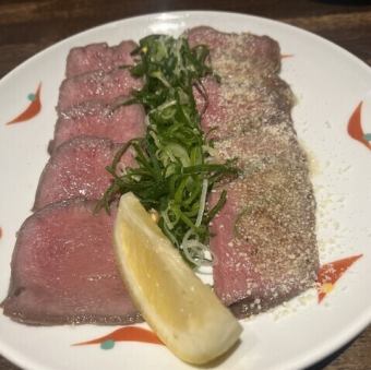 牛タンのカルパッチョ