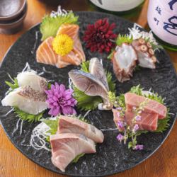 旬の造り盛り合せ