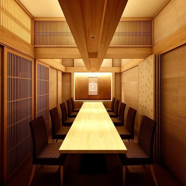 【★全席個室】落ち着きのある洗練された内装の席です！周りを気にせず、ゆったり食事も会話も楽しめます♪お仕事帰りのちょっとした飲みコンパ、デート、女子会、ママ会…など様々なシーンに。2名～80名様までご案内いたします。 一体感のある店内での貸し切りはとっても贅沢な空間です◇最大80名様までOK・貸し切り大歓迎