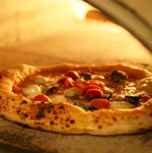 Oven baked Neapolitan pizza