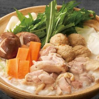 【贅沢選べる鍋】名古屋コーチン鶏白湯鍋or知多牛すき焼き「粋　VIPコース」全12品 10000円