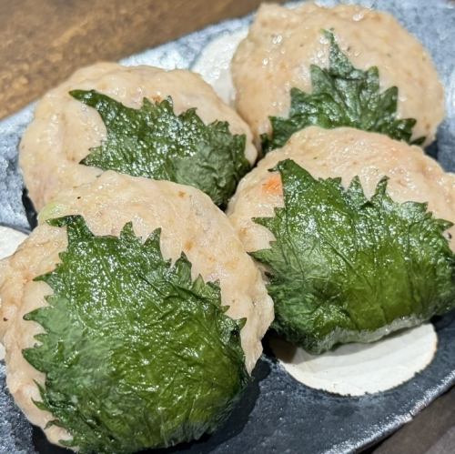 つくね大葉巻き