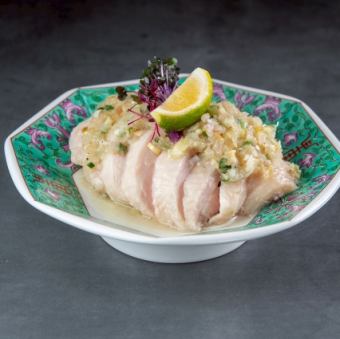 おつまみカオママンガイ風 蒸し鶏葱まみれ