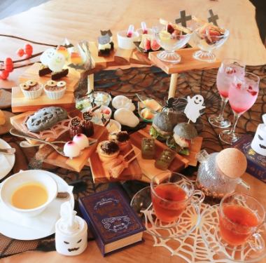 【9月,10月限定】≪　Afternoon Tea Helloween Version　≫ オバケたちのブラックハロウィーン！