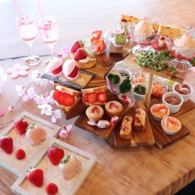 【3月,4月限定】≪Afternoon Tea　Strawberry Special Version≫甘ずっぱい苺の祭典