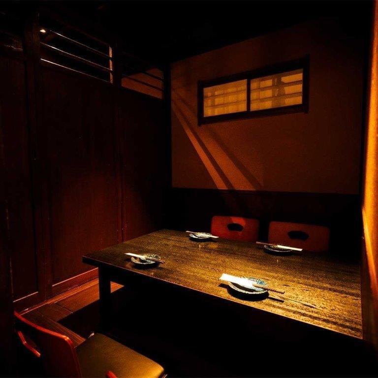 We have many calm Japanese-style private rooms.From small to large groups◎