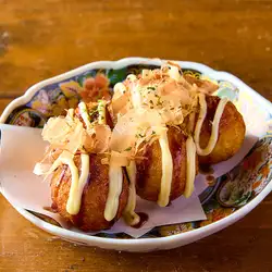 揚げたこ焼き
