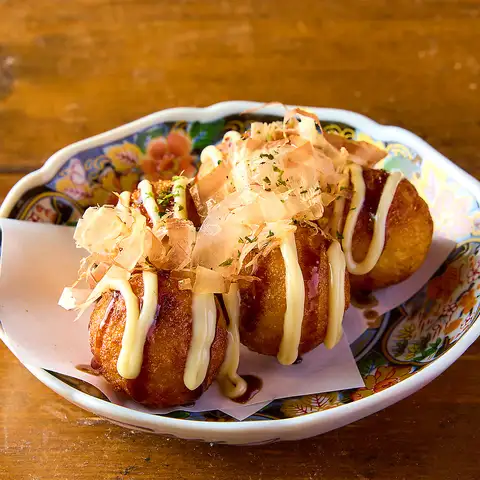 揚げたこ焼き