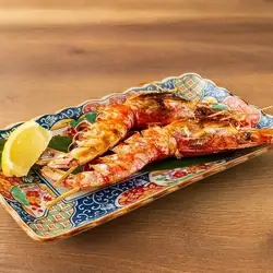 赤海老の塩焼き