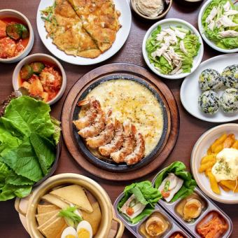【新品】韩国套餐含税4,000日元（含无限畅饮）