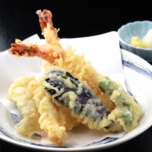 [Soba restaurant standard] Assorted tempura