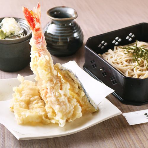 [Kiyari特产] Zaru Soba with Shrimp Tempura