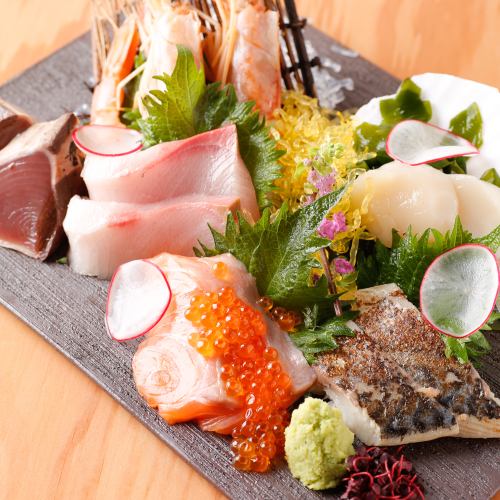 Mare platter (sashimi and carpaccio platter) for 2 people