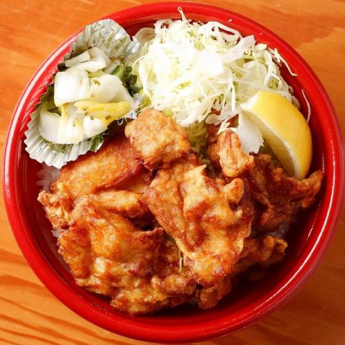 やみつき！特製唐揚げ丼