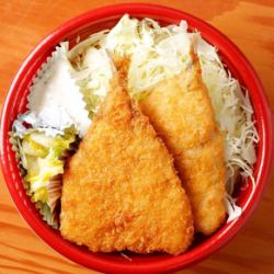 Fluffy! Fried horse mackerel bowl