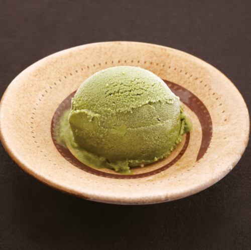 Yame tea ice cream