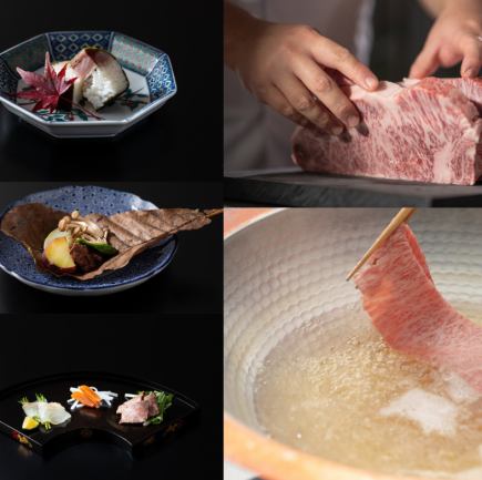 <Dinner> Premium Japanese Black Beef (Hayama Beef) Omakase Shabu-Shabu Course [Reservation Required]