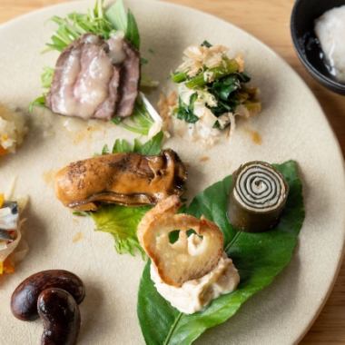 <ランチ>彩り前菜付き季節の和食御膳　[予約制]