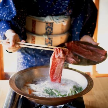 <4/29~ ディナー>【葉山牛】極上黒毛和牛のおまかせしゃぶしゃぶコース