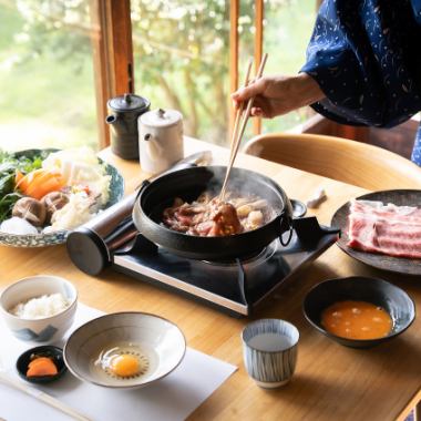 <4/29~ ランチ>【神戸牛&葉山牛】極上黒毛和牛のすき焼き