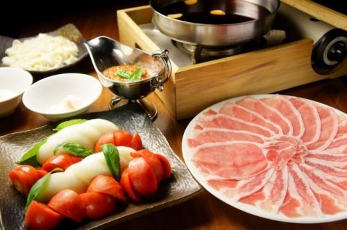 日本牛肉course锅的富士套餐