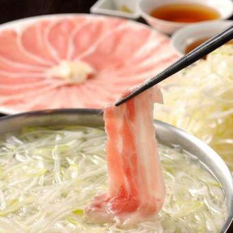 [Thanksgiving Course (All-you-can-eat black pork shabu-shabu)]