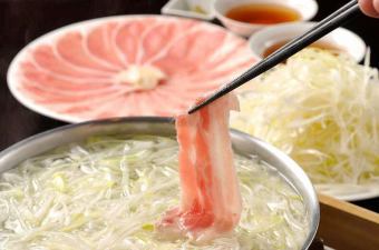 [Thanksgiving Course (All-you-can-eat black pork shabu-shabu)]