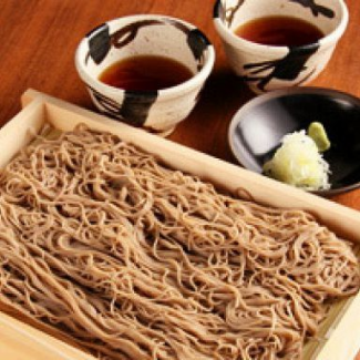 Chilled plate soba (for two)