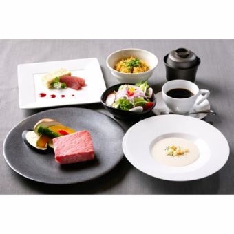 Dinner: 8 dishes including Oita Wagyu steak... [Kuju Course] "Sirloin" 100g 7,300 yen (tax included)