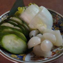 おしんこ盛り合わせ