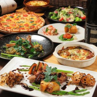 ちょっと贅沢したい日に是非♪牡蠣/鴨のローストなど全8種類の料理を堪能『4400円』