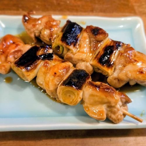 ねぎ間/鳥皮/つくね/鳥レバー/ぼんじり/手羽先塩焼き