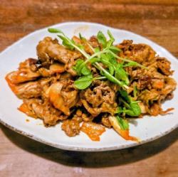 豚キムチ炒め/きのこバター炒め