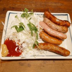 ソーセージ盛り合わせ
