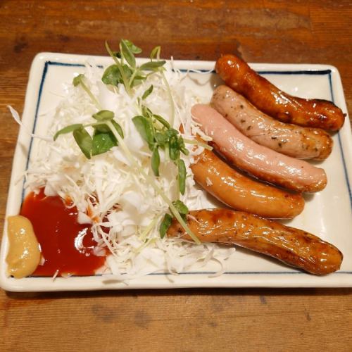 ソーセージ盛り合わせ