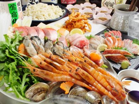 Boasting fresh seafood directly sent from the central wholesale market ♪ 1 minute from Nishijukjo station ◎ You can also return to USJ and Osaka sightseeing