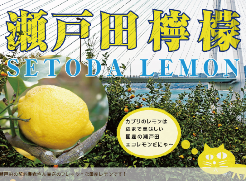 使用濑户田柠檬，让您放心品尝肌肤♪