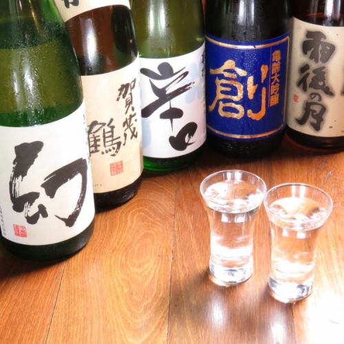 There is also plenty of sake ♪