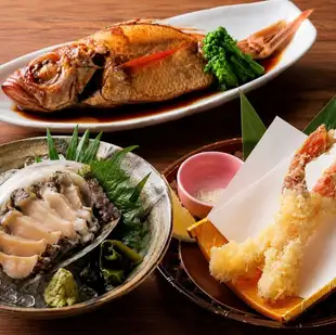 <Luxury Plan> UO Special Plan (Includes boiled blackthroat seaperch, crab tempura, and whole abalone sashimi) Premium all-you-can-drink included