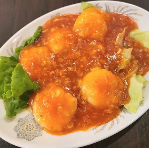 海老のチリソース煮