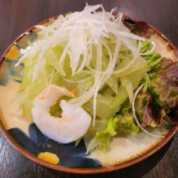 海老とセロリの冷菜