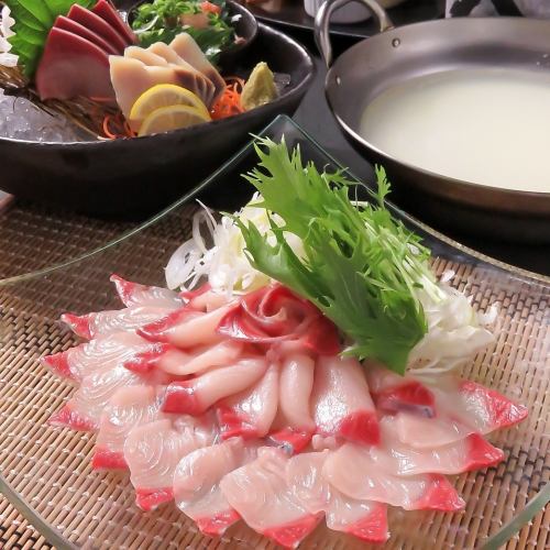 [Large plate] Luxurious yellowtail onion shabu course! 120 minutes of all-you-can-drink included, 10 dishes, 6,000 yen (tax included)