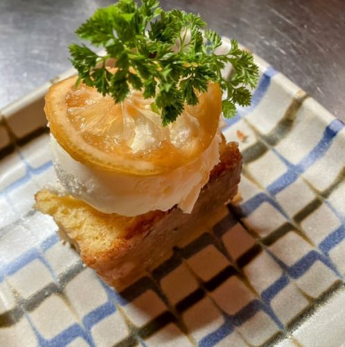 大三島産レモンのパウンドケーキ