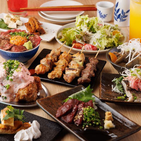 ★1番人気★【歓送迎会/各種宴会】3時間飲み放題付き＜3500円＞コース＜10品＞にくまれ屋の名物を堪能◎